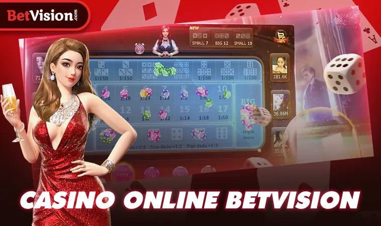 Casino Online BETVISION với đồ họa sống động giao diện hiện đại thân thiện thu hút người chơi.